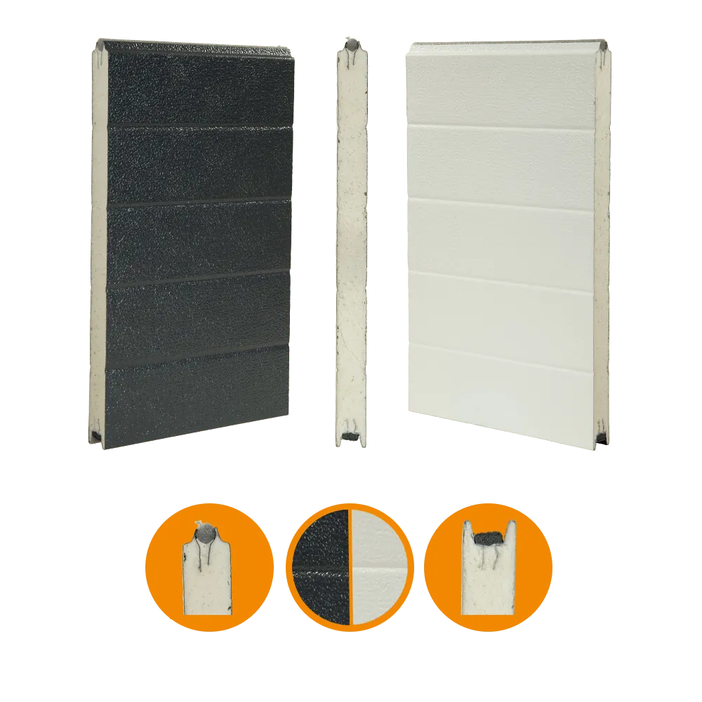 Torblatt 40×500mm Stucco RAL 7016