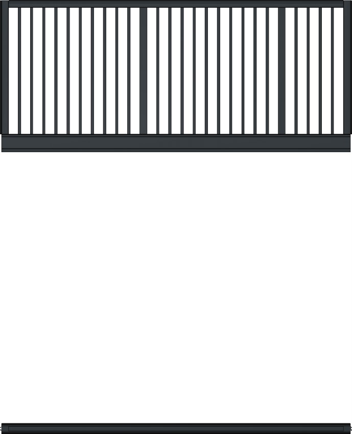 gerade Abspannung mit Füllung verkürzt