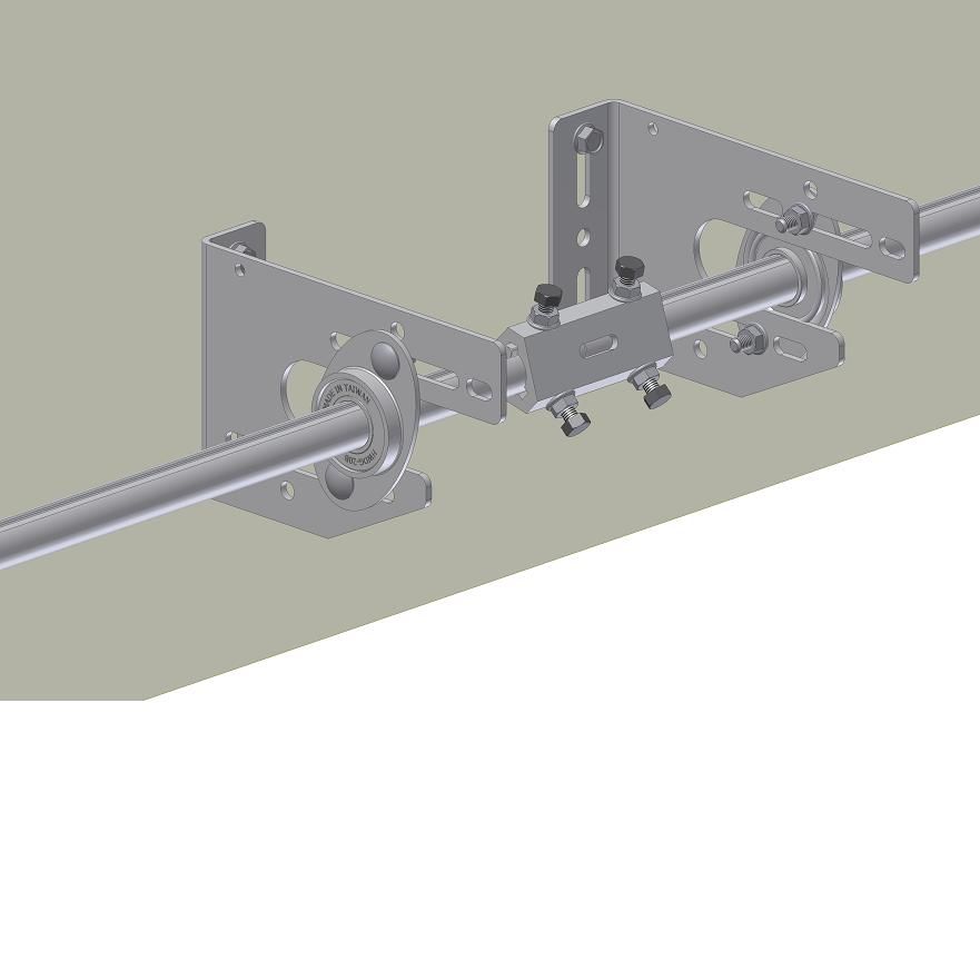 Wellenkupplung Innendurchmesser 32mm, Gussstahl verzinkt, genutet