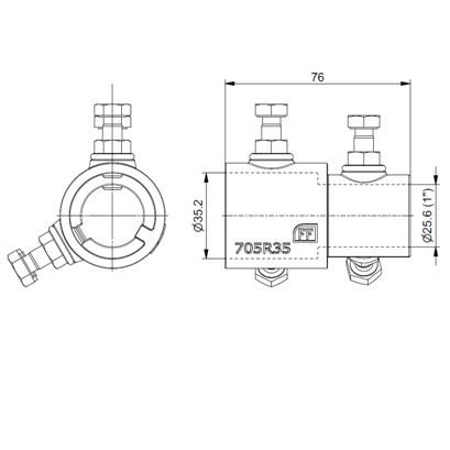 Wellenkupplung Innendurchmesser 25,6mm - 35,2mm