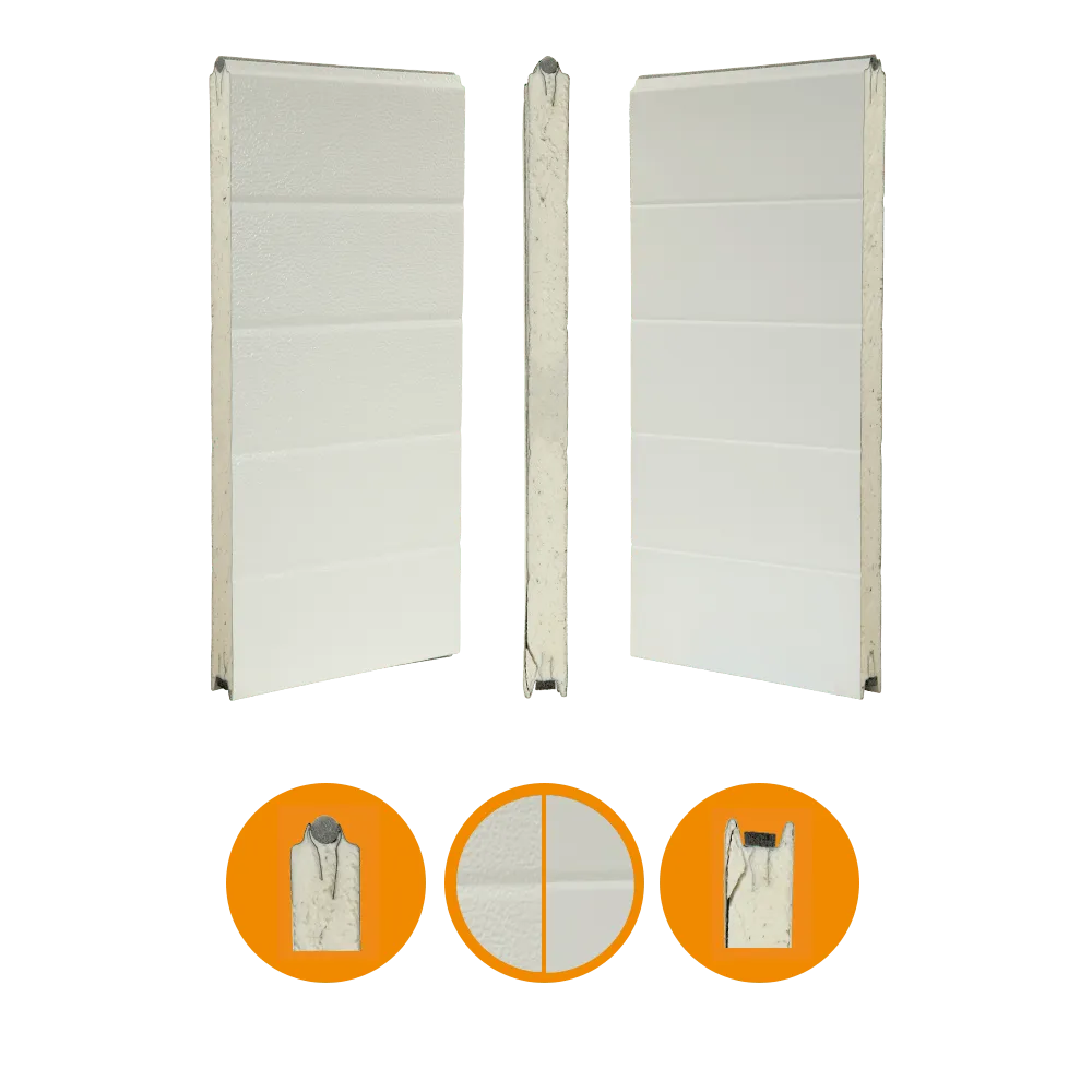 Torsektion 40×610mm stucco/glatt