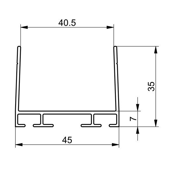 technische_zeichnung_Umfassungsprofil.35x45mm